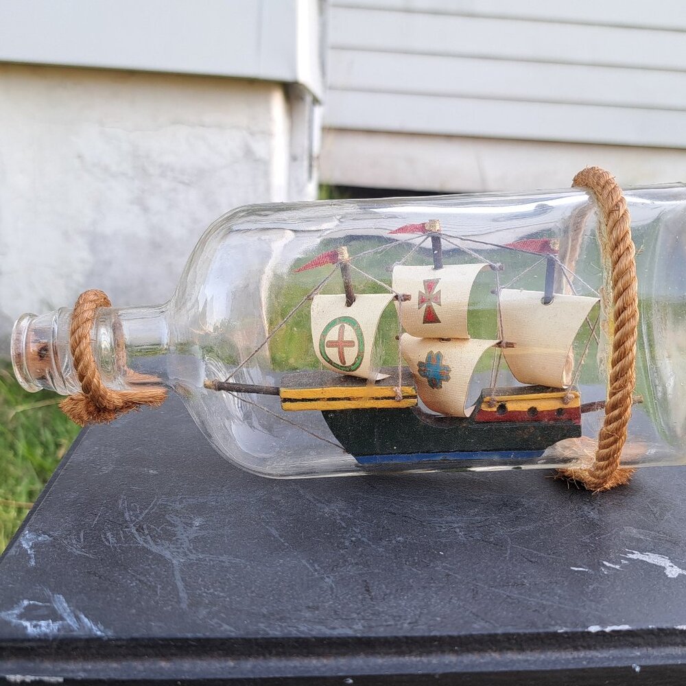 Vintage Ship In Bottle